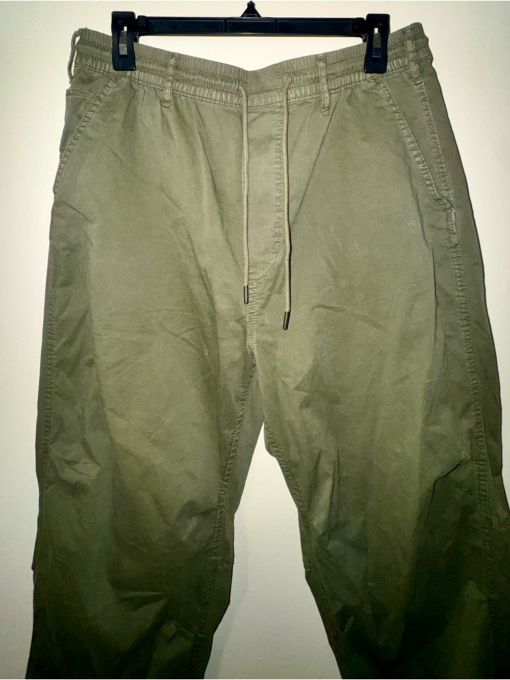 American Eagle Outfitters Olive Green Drawstring Joggers - Picture 2 of 10